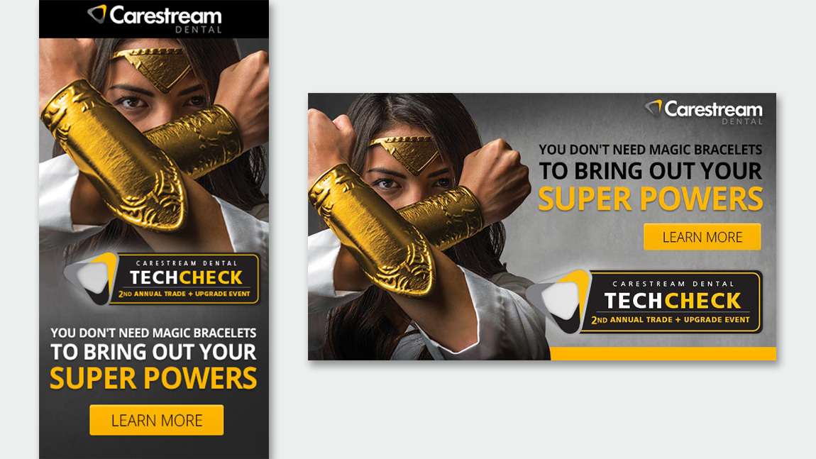 Carestream banner ads project preview