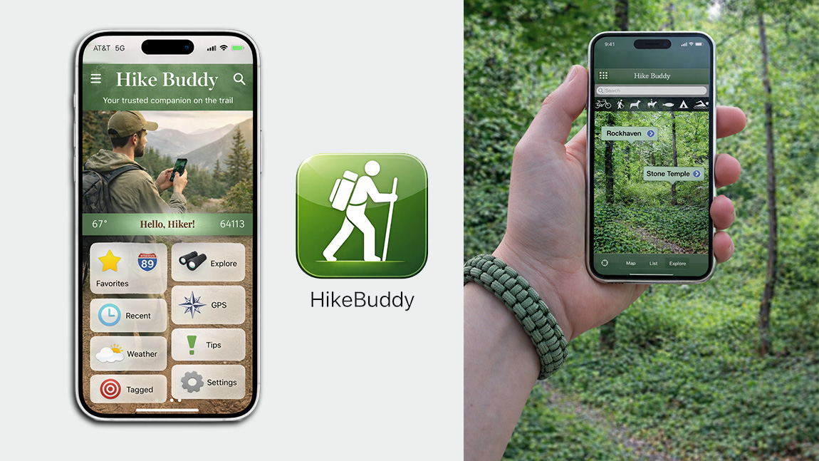 Hike Buddy app preview