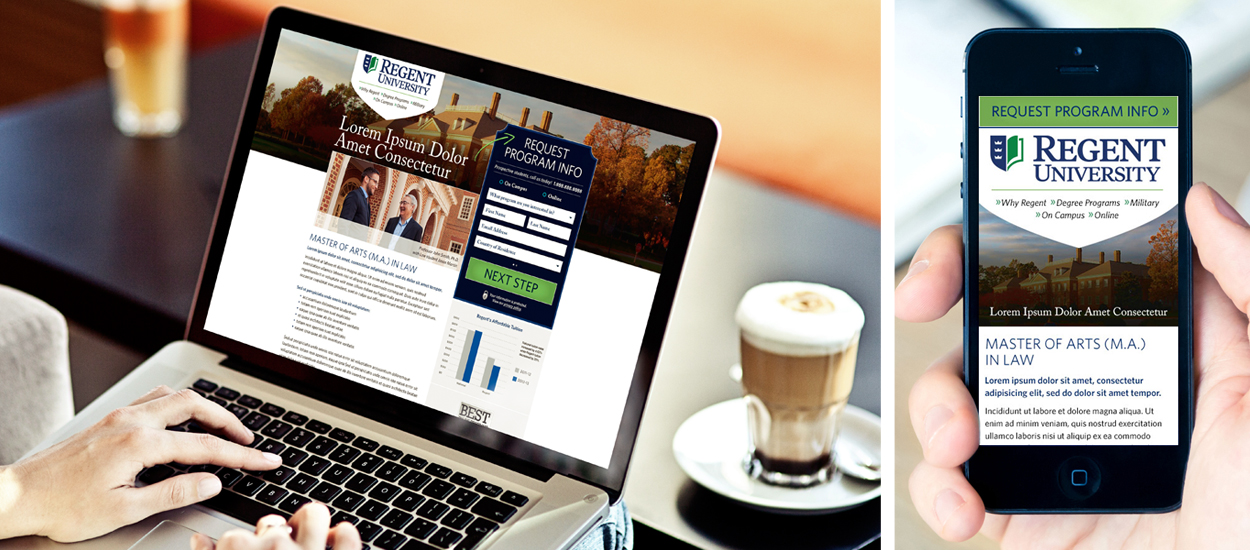 Landing Pages campaign preview