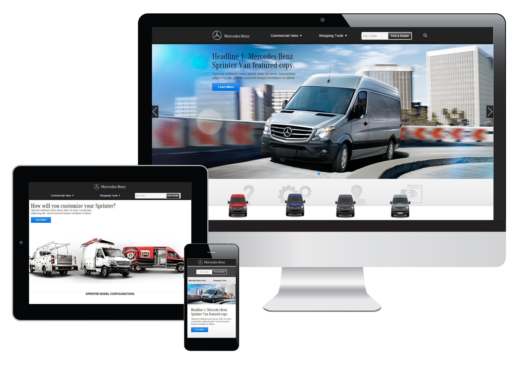Mercedes-Benz Vans campaign frame four